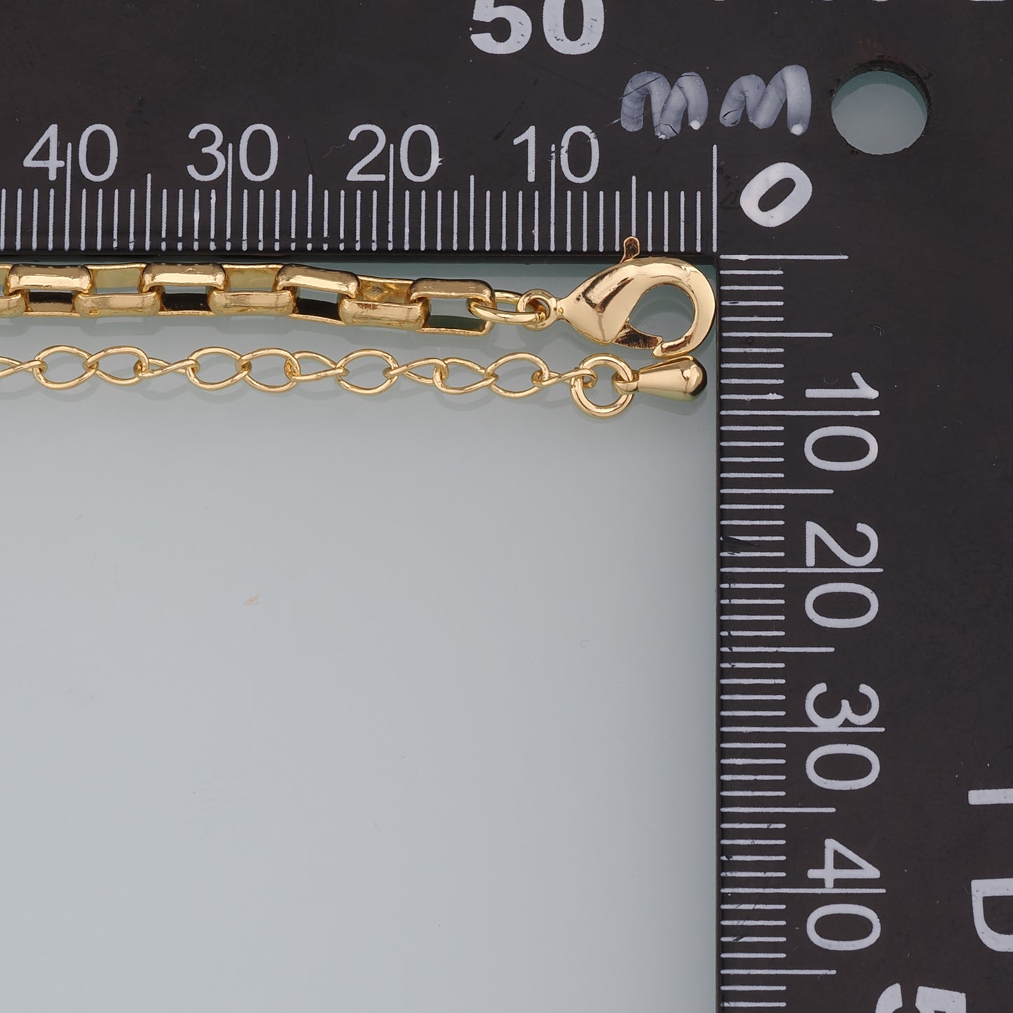 Gold Adjustable Chain,18K Gold Filled Oval Bracelet,Semi Finished Bracelets,Bracelets for Jewelry Making