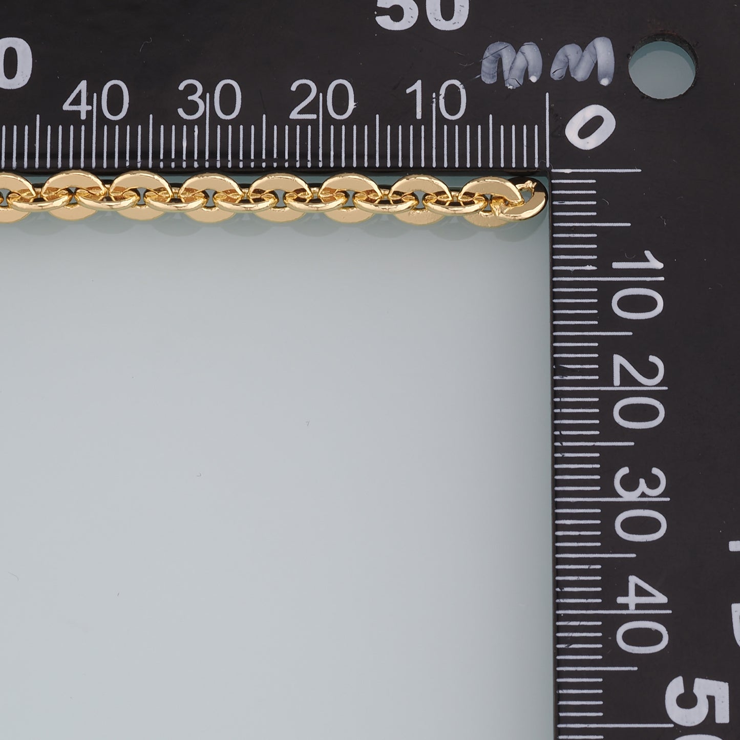 Gold Oval Chain,18K Gold Filled Oval Chain for Necklace Bracelet DIY Jewelry Making Supply