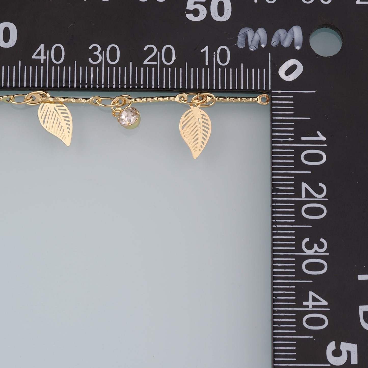 Gold Leaf Chain,18K Gold Filled Leaf Chain for Necklace Bracelet DIY Jewelry Making Supply