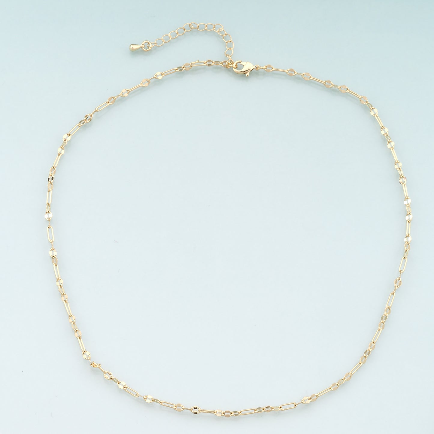 Gold Oval Chain,18K Gold Filled Oval for Necklace Bracelet DIY Jewelry Making Supply