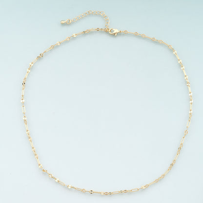 Gold Oval Chain,18K Gold Filled Oval for Necklace Bracelet DIY Jewelry Making Supply