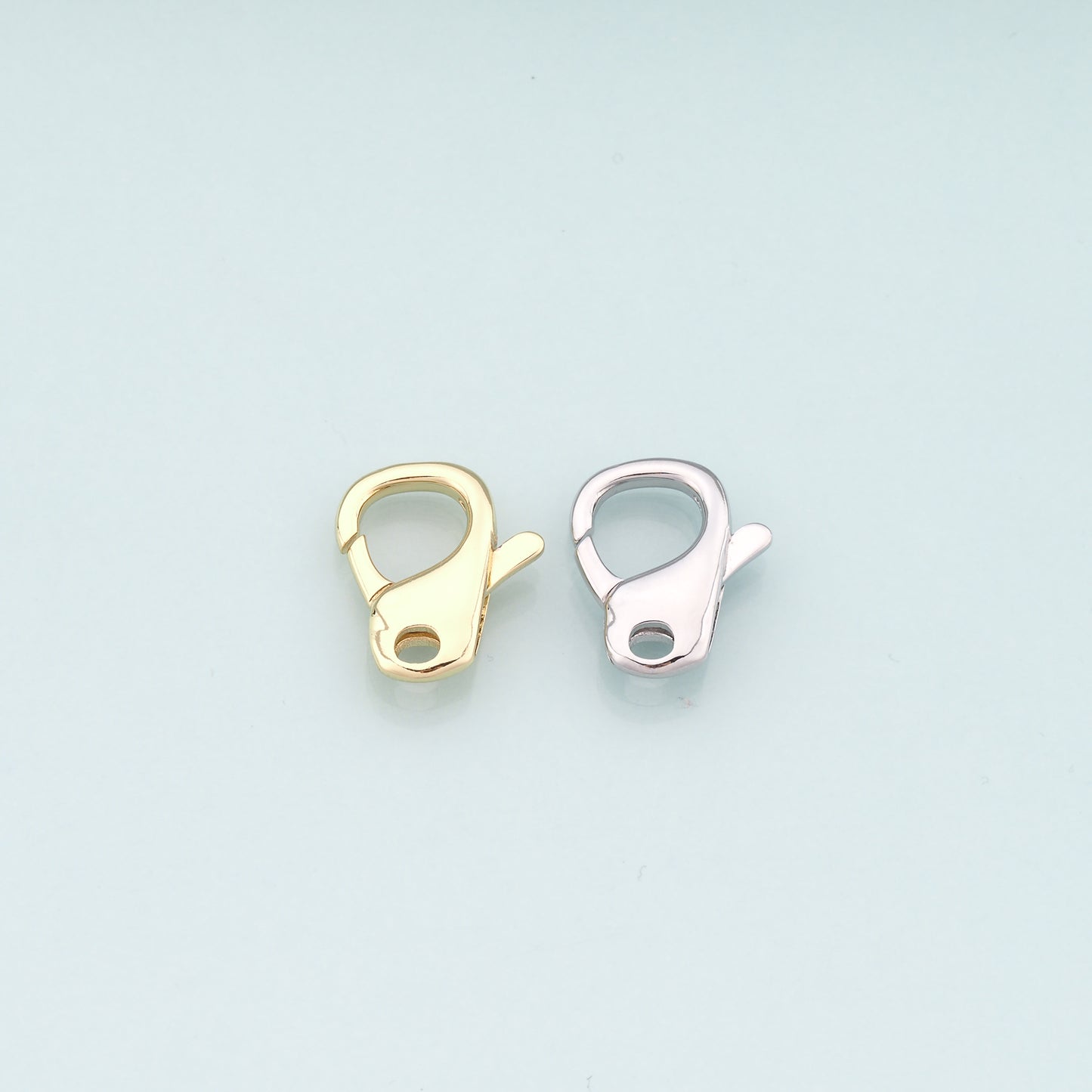 Gold Clasp,18K Gold Filled Lobster Clasp Gold Lobster Claw for DIY Jewelry Finding Necklace Bracelet