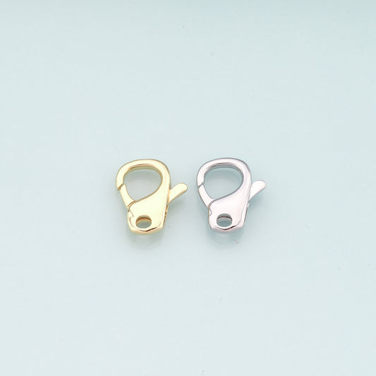 Gold Clasp,18K Gold Filled Lobster Clasp Gold Lobster Claw for DIY Jewelry Finding Necklace Bracelet
