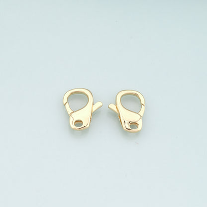 Gold Clasp,18K Gold Filled Lobster Clasp Gold Lobster Claw for DIY Jewelry Finding Necklace Bracelet