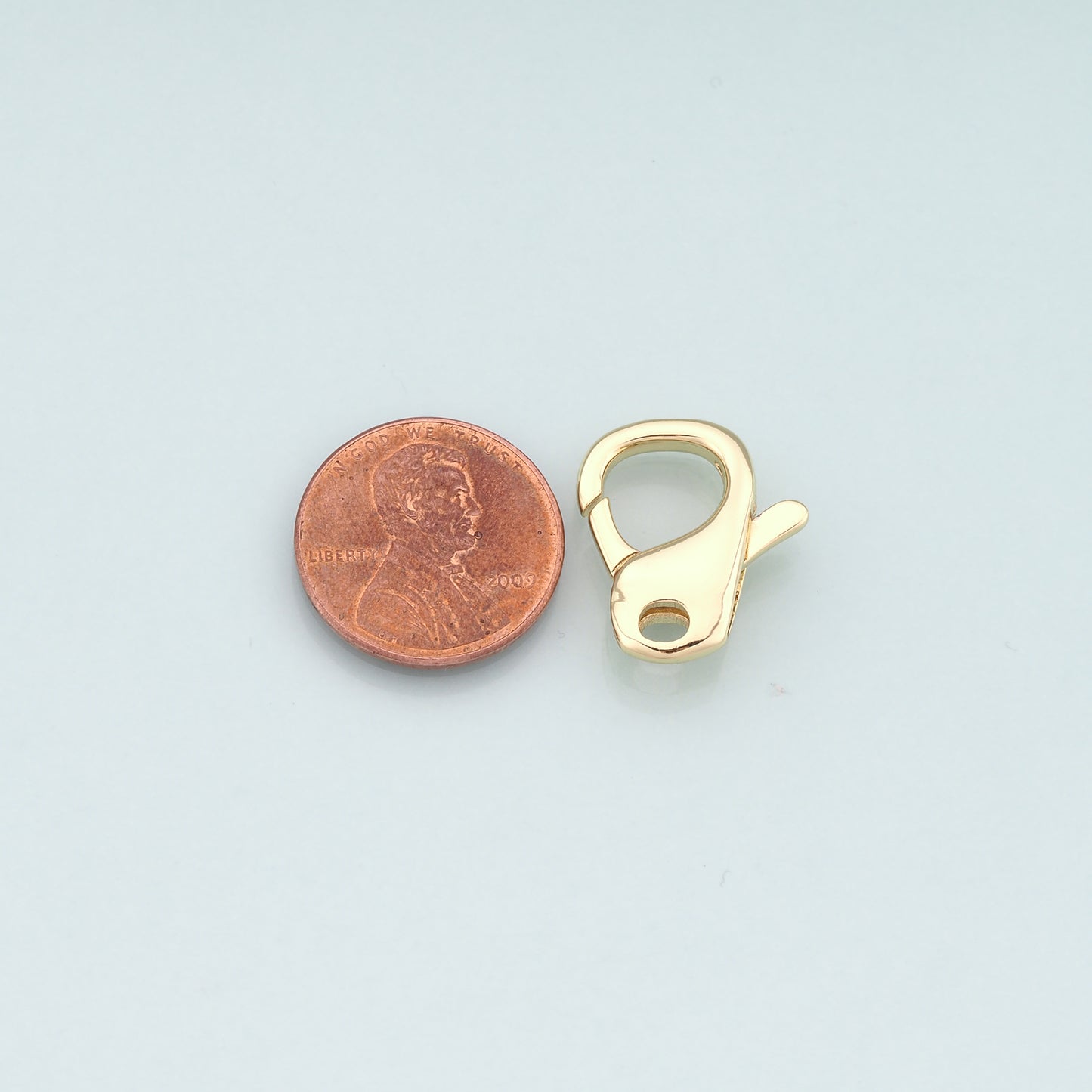 Gold Clasp,18K Gold Filled Lobster Clasp Gold Lobster Claw for DIY Jewelry Finding Necklace Bracelet