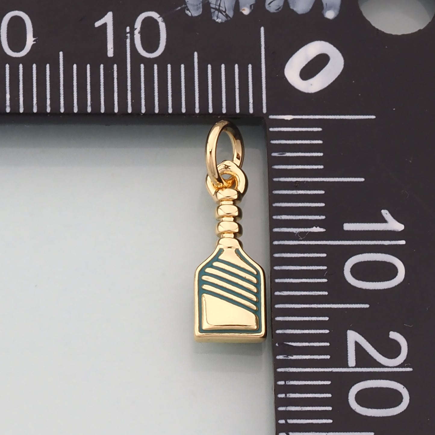 Gold Wine Glass Charms,18K Gold Filled Wine Pendant,Enamel Wine Bottle Charm Bracelet Necklace for DIY Jewelry Making Supply