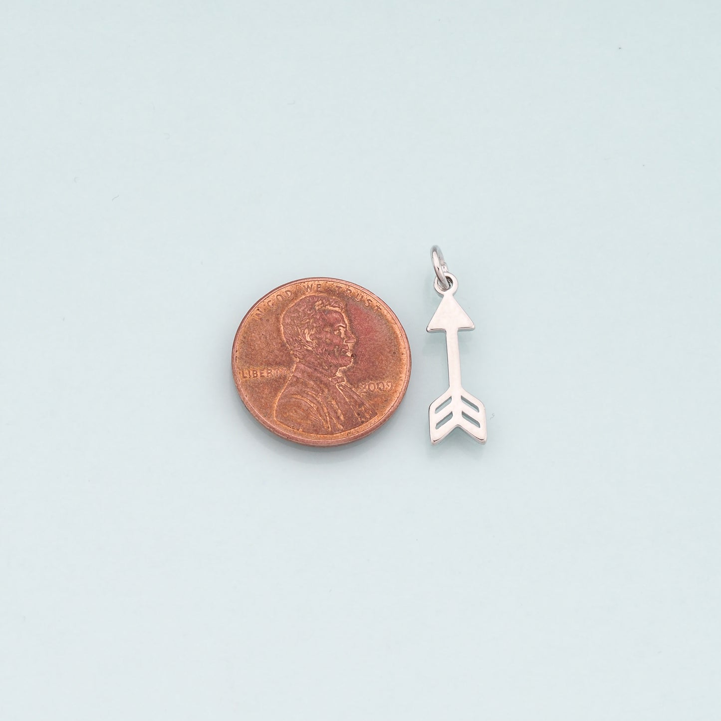 18K Gold Filled Arrow Pendant,Dainty Arrow Charm Bracelet Necklace for DIY Jewelry Making Supply
