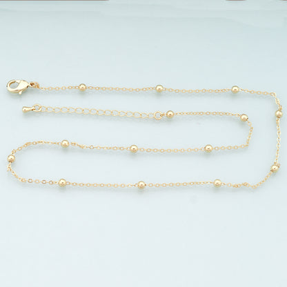 Gold Ball Chain,18K Gold Filled Ball for Necklace Bracelet DIY Jewelry Making Supply