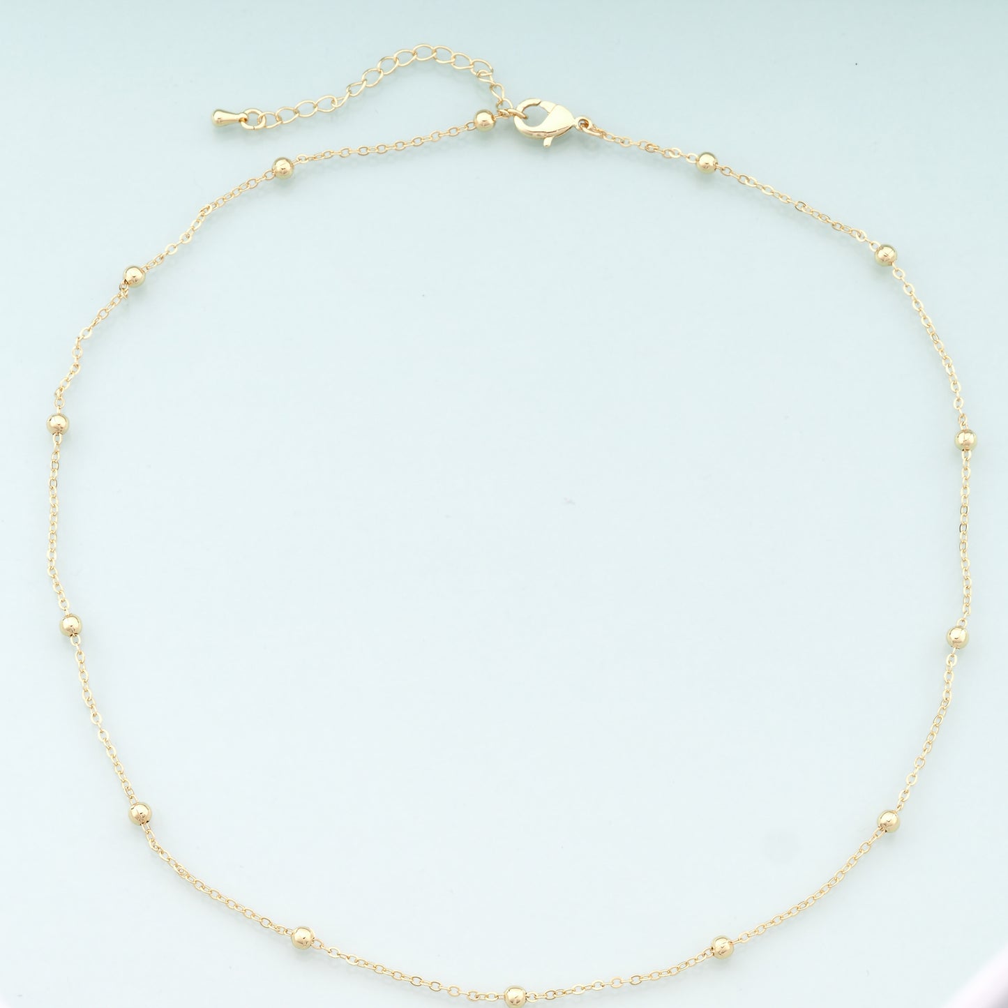 Gold Ball Chain,18K Gold Filled Ball for Necklace Bracelet DIY Jewelry Making Supply