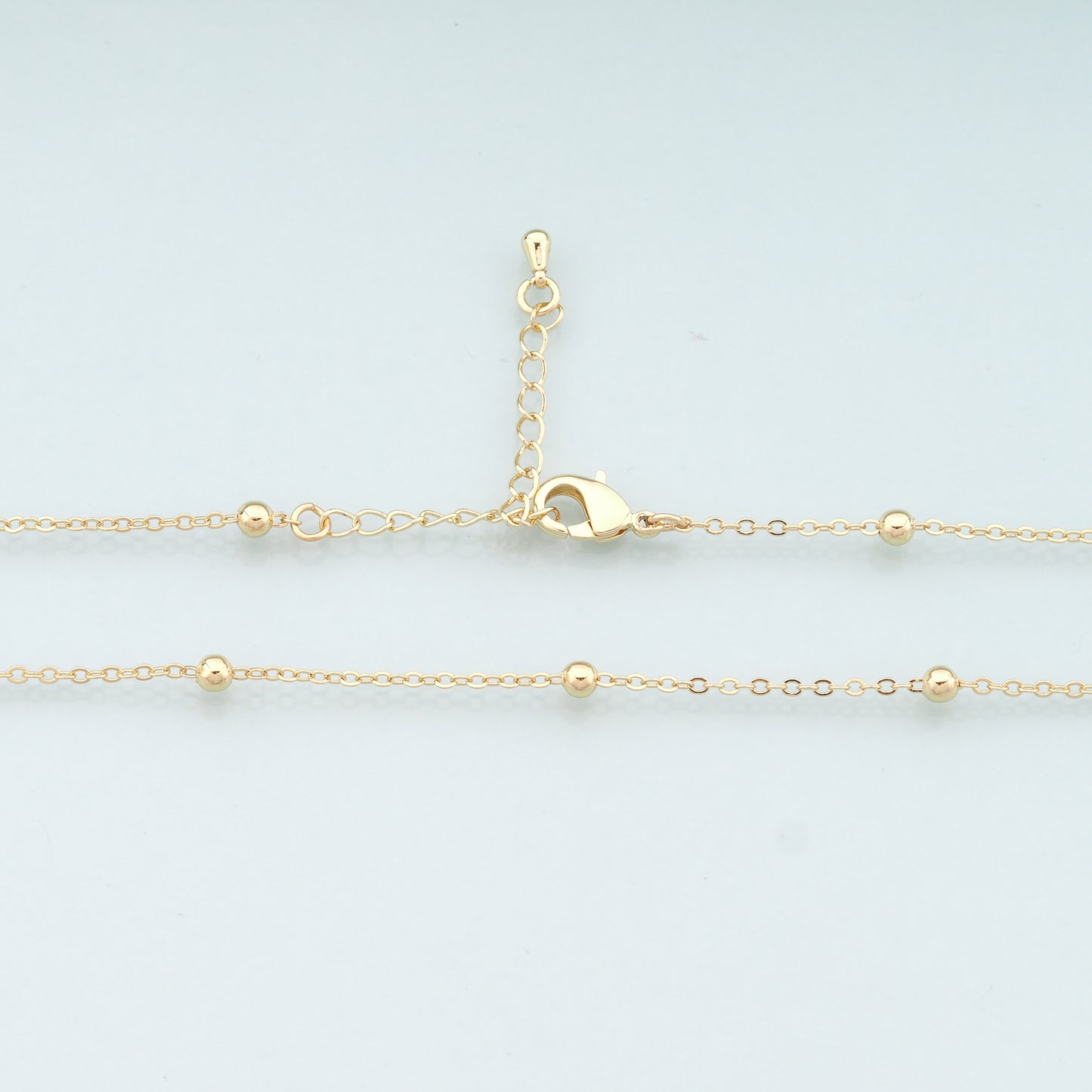 Gold Ball Chain,18K Gold Filled Ball for Necklace Bracelet DIY Jewelry Making Supply