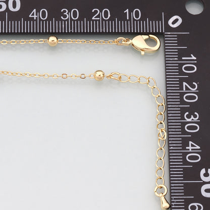 Gold Ball Chain,18K Gold Filled Ball for Necklace Bracelet DIY Jewelry Making Supply