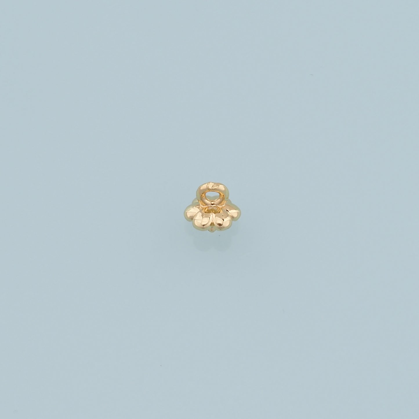 Gold Flower Charms,18K Gold Filled Flower Pendant,Flower Charm Bracelet Necklace for DIY Jewelry Making Supply