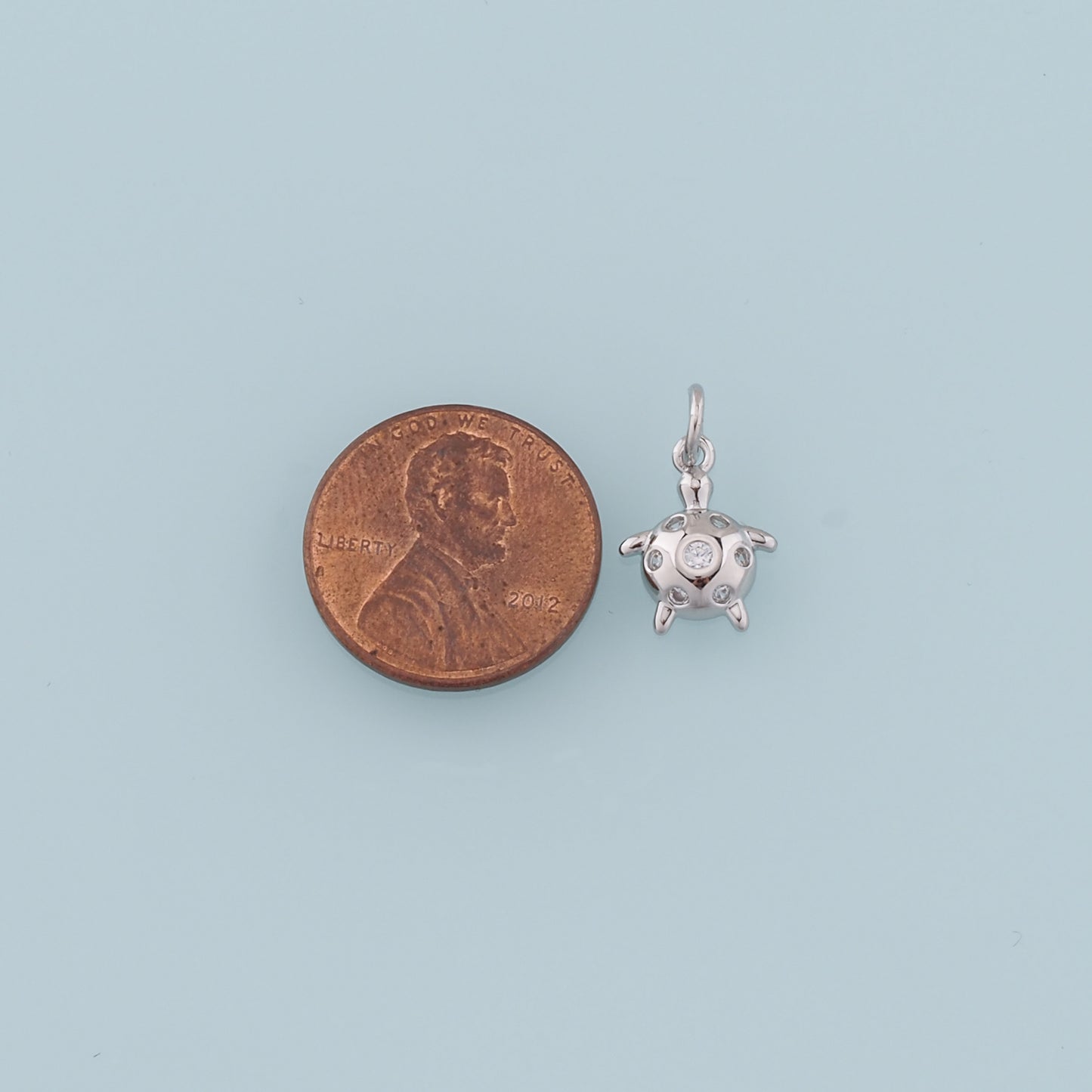 Gold Turtle Charms,18K Gold Filled Turtle Pendant,Turtle Charm Bracelet Necklace for DIY Jewelry Making Supply