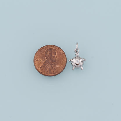 Gold Turtle Charms,18K Gold Filled Turtle Pendant,Turtle Charm Bracelet Necklace for DIY Jewelry Making Supply