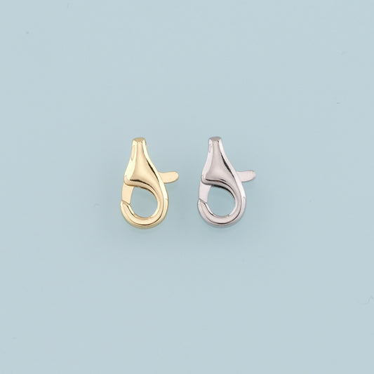 Gold Clasp,18K Gold Filled Lobster Clasp Gold Lobster Claw for DIY Jewelry Finding Necklace Bracelet