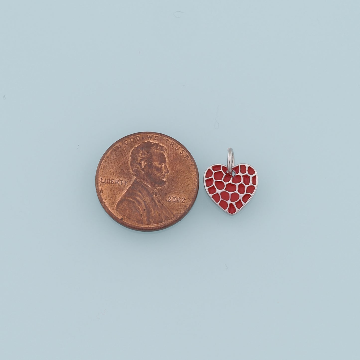 Gold Heart Charms,18K Gold Filled Heart Pendant,Enamel Heart Charm Bracelet Necklace for DIY Jewelry Making Supply