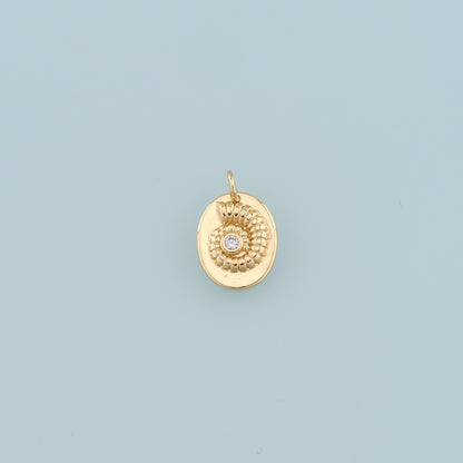 Gold Shell Charms,18K Gold Filled Conch Shell Pendant,Conch Shell Charm Bracelet Necklace for DIY Jewelry Making Supply