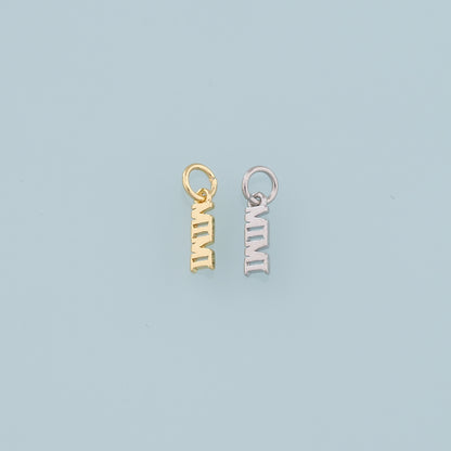 Gold Mama Charms,18K Gold Filled Mama Pendant,Mama Charm Bracelet Necklace for DIY Jewelry Making Supply