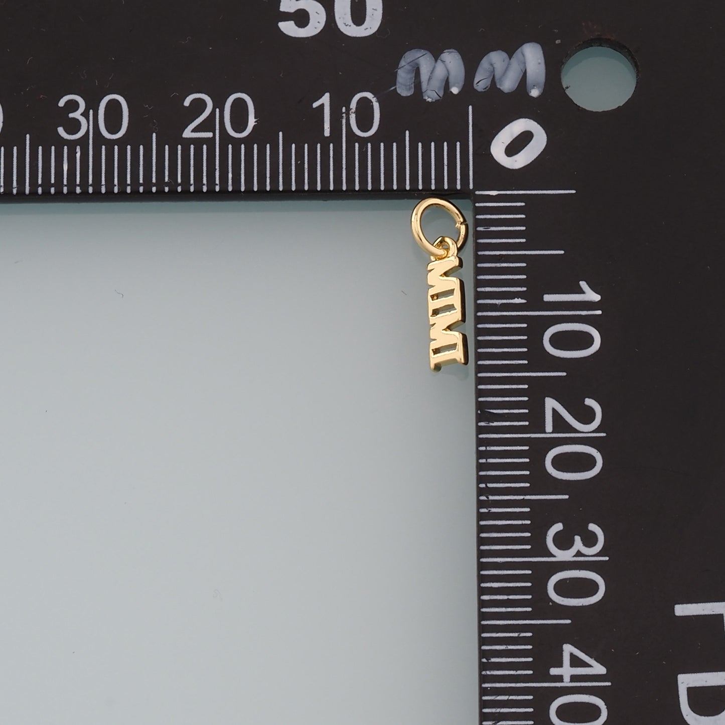 Gold Mama Charms,18K Gold Filled Mama Pendant,Mama Charm Bracelet Necklace for DIY Jewelry Making Supply