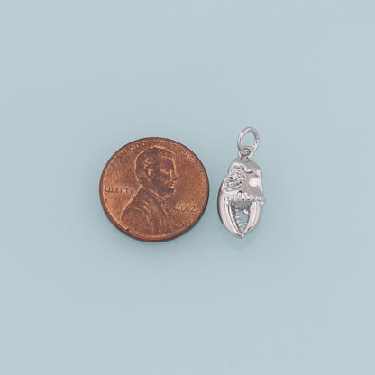 Gold Crab Claws Charms,18K Gold Filled Crab Pendant,Beach Silver Crab Charms Bracelet Necklace for DIY Jewelry Making Supply