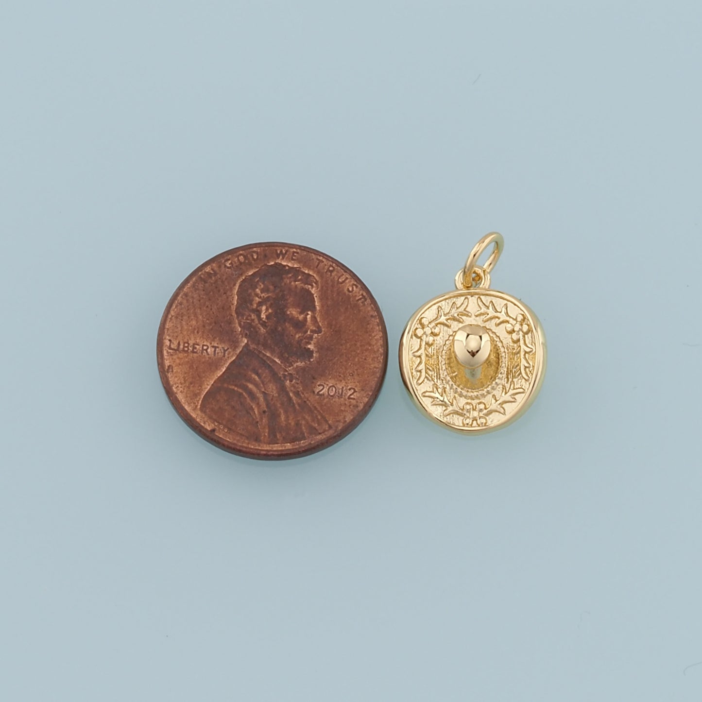Gold Cowboy Hat Charms,18K Gold Filled Cowboy Hat Pendant Charm Bracelet Necklace for DIY Jewelry Making Supply