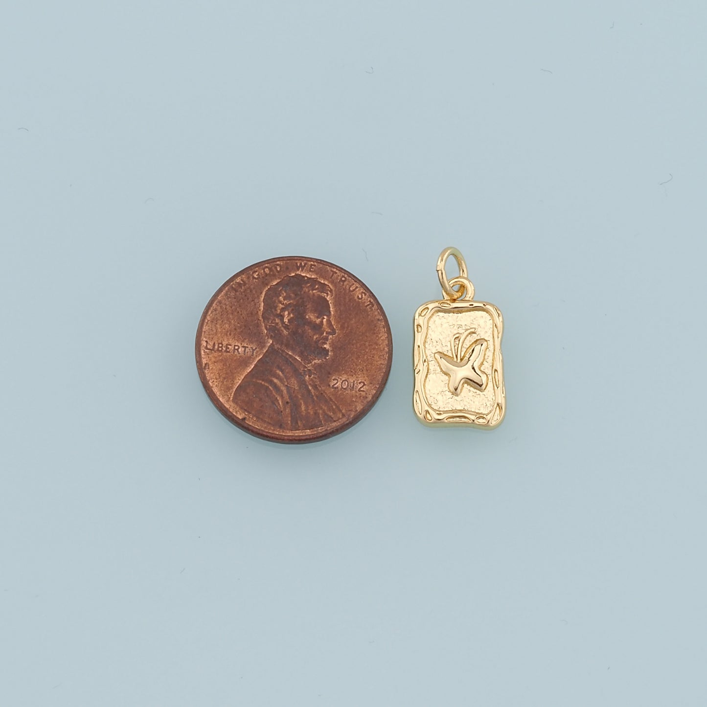 18K Gold Filled Butterfly Pendant,Dainty Butterfly Charm Bracelet Necklace for DIY Jewelry Making Supply