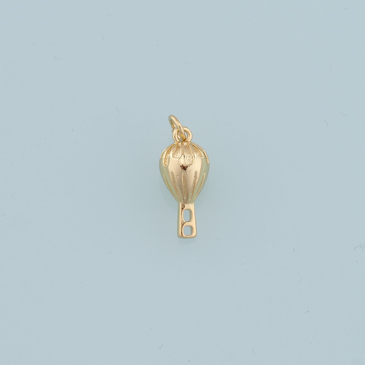 18K Gold Filled Hot Air Balloon Pendant,Balloon Charm Bracelet Necklace for DIY Jewelry Making Supply