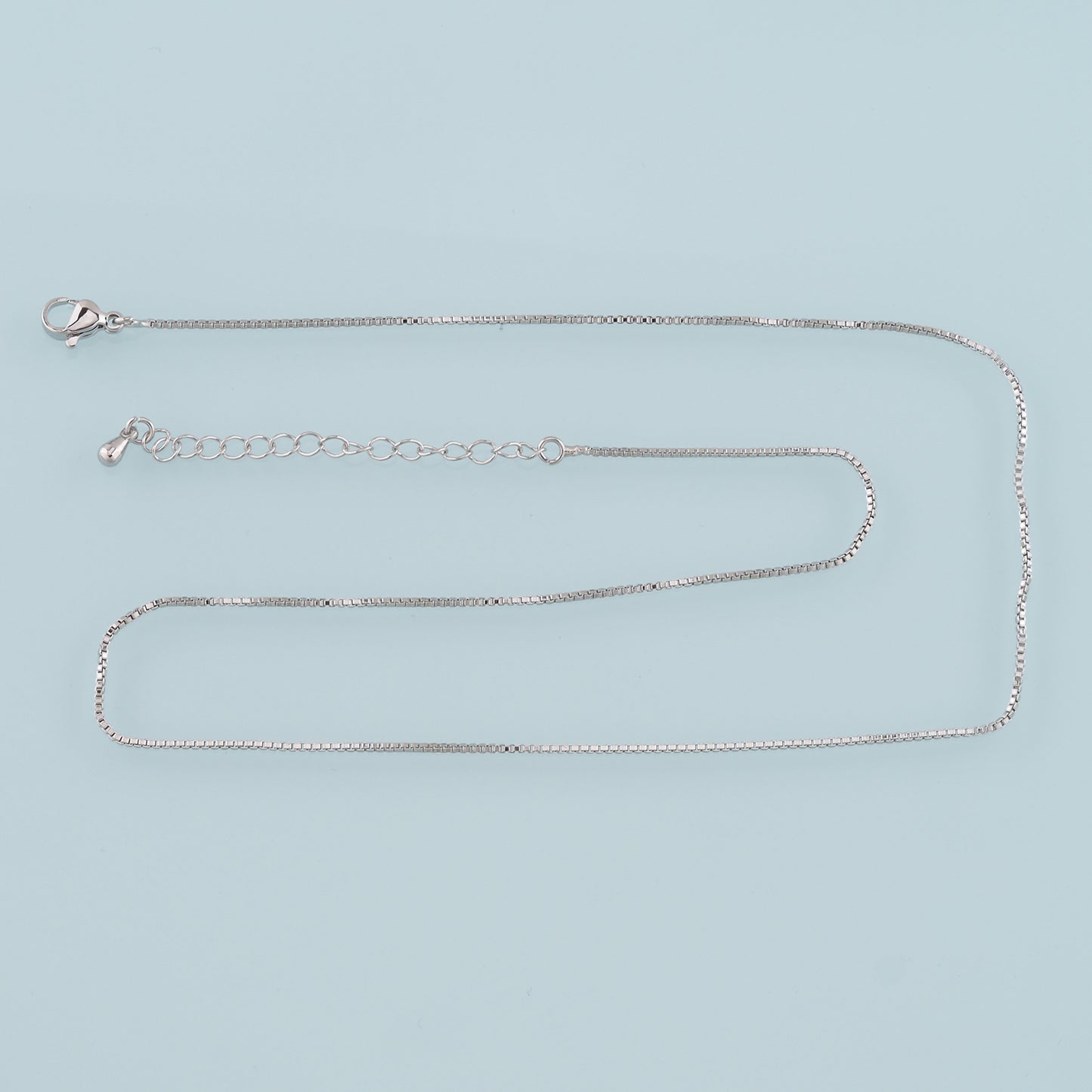 Gold Box Chain,18K Gold Filled Box for Necklace Bracelet DIY Jewelry Making Supply