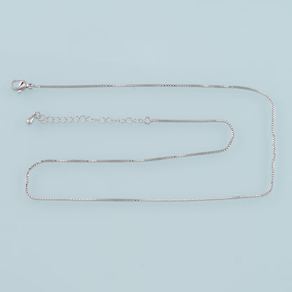 Gold Box Chain,18K Gold Filled Box for Necklace Bracelet DIY Jewelry Making Supply