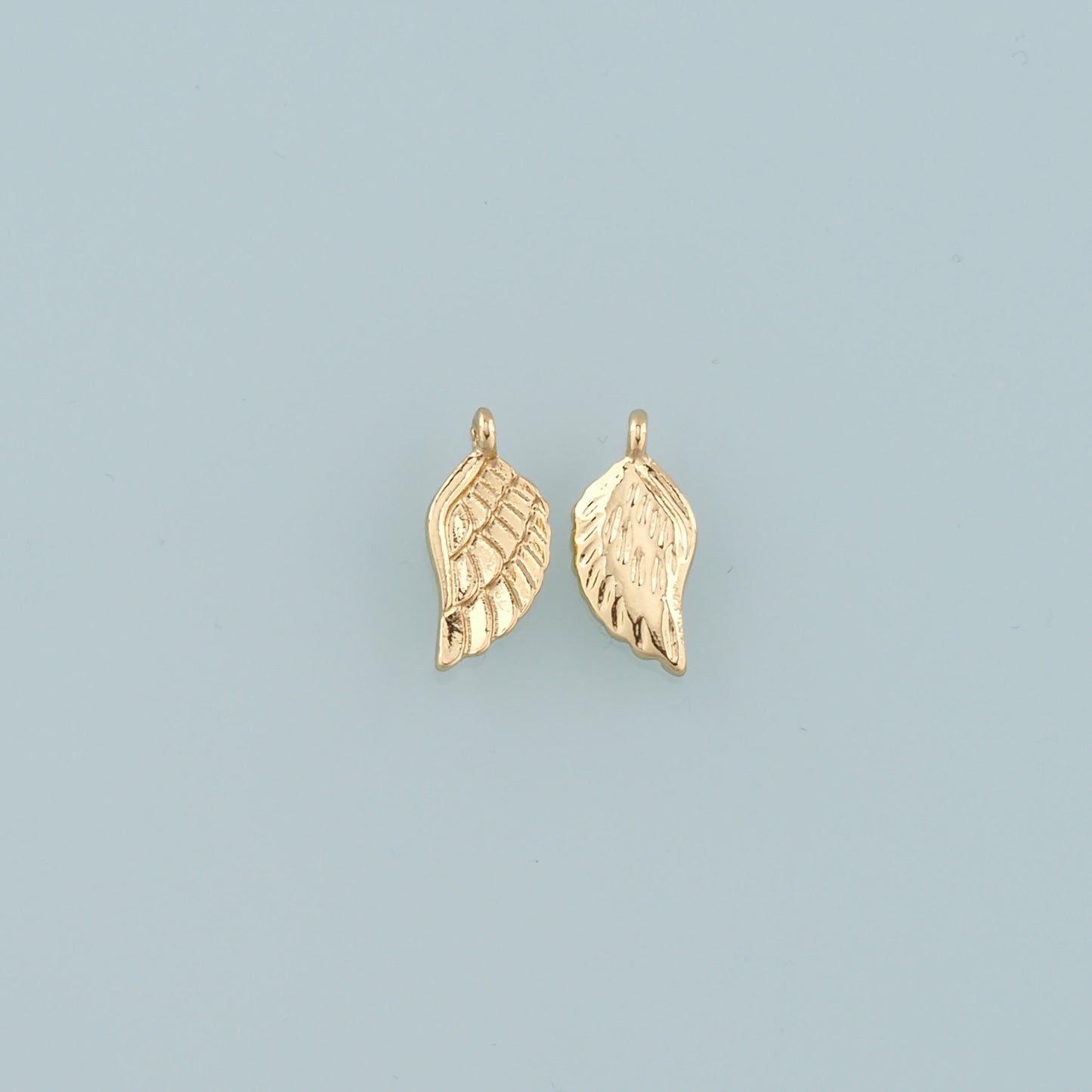 Gold Wings Charms,18K Gold Filled Wings Pendant,Angel Wings Charm Bracelet Necklace for DIY Jewelry Making Supply