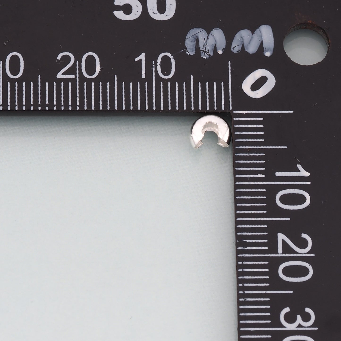 20pcs 925 Silver Cover Beads,Positioning Beads for DIY Jewelry Making Supply