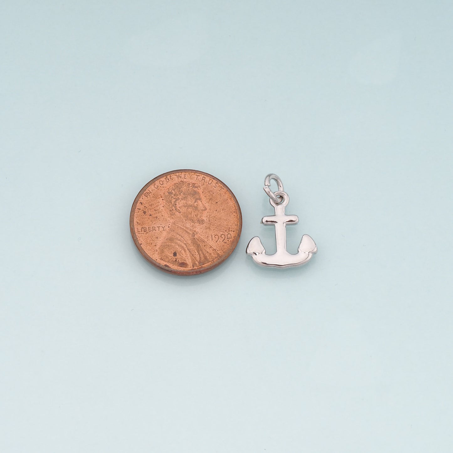 Gold Anchor Charms,18K Gold Filled Anchor Pendant Charm Bracelet Necklace for DIY Jewelry Making Supply