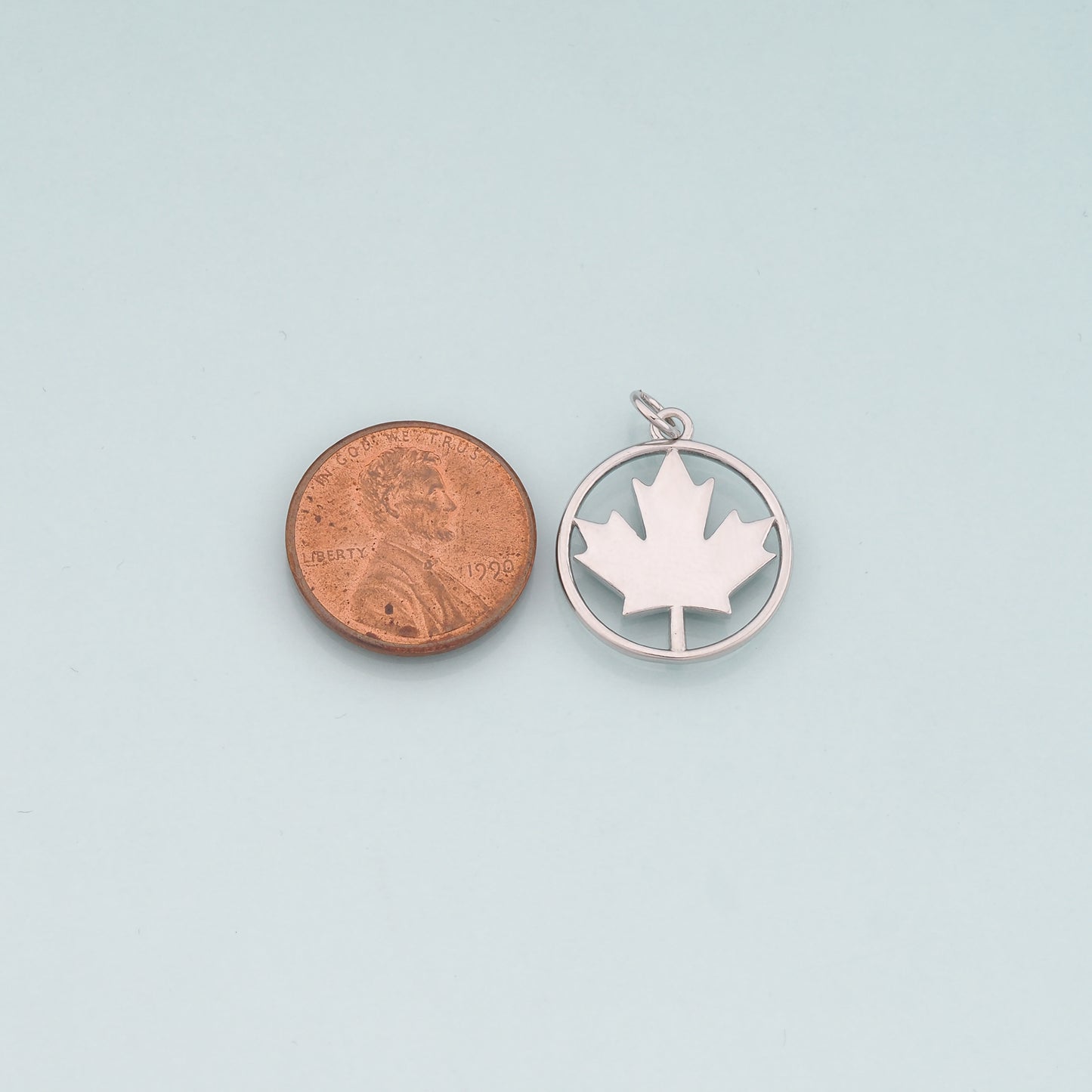Gold Maple Leaf Charms,18K Gold Filled Maple Leaf Pendant,Dainty Leaf Charm Bracelet Necklace for DIY Jewelry Making Supply