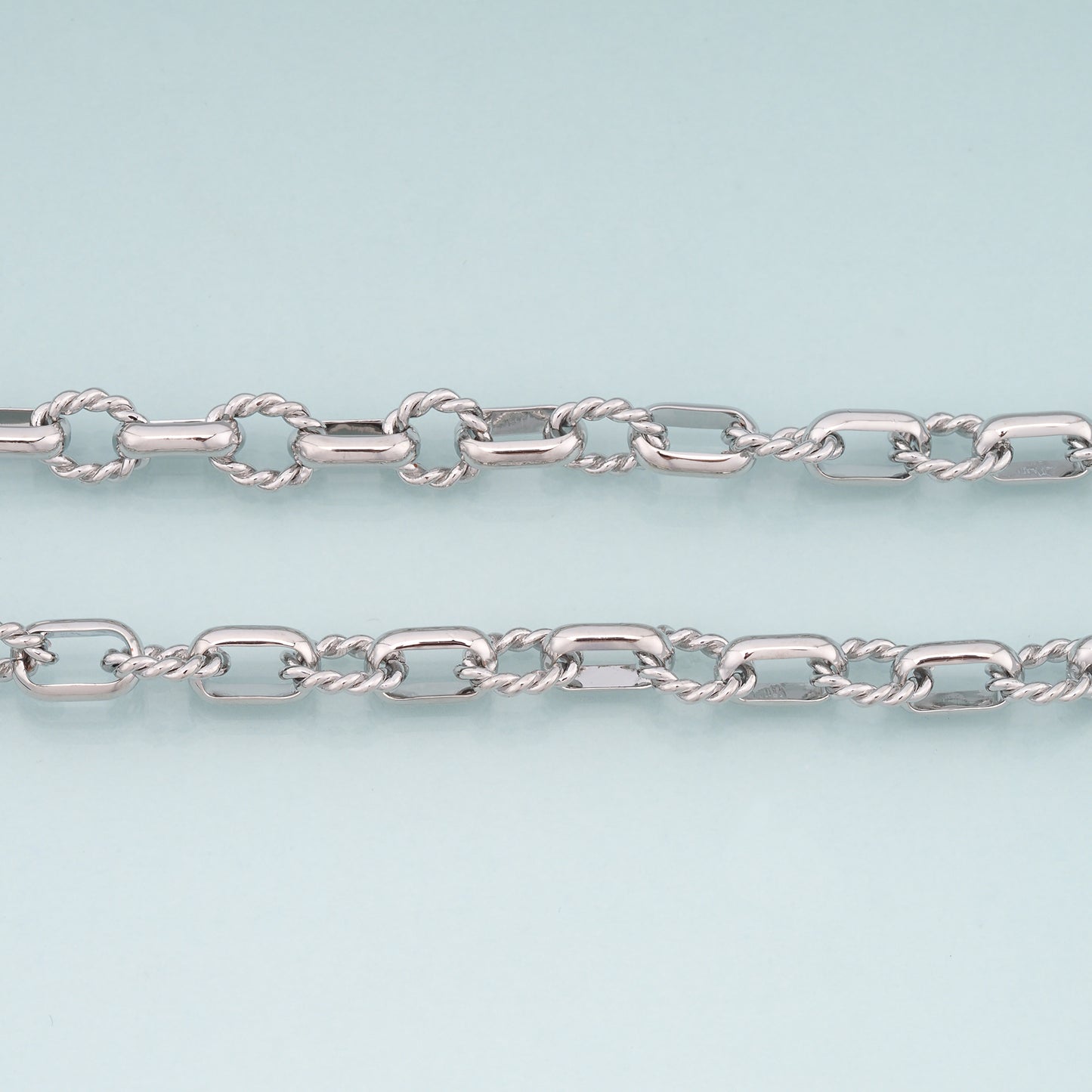 Gold Twist Chain,18K Gold Filled Oval Chain for Necklace Bracelet DIY Jewelry Making Supply