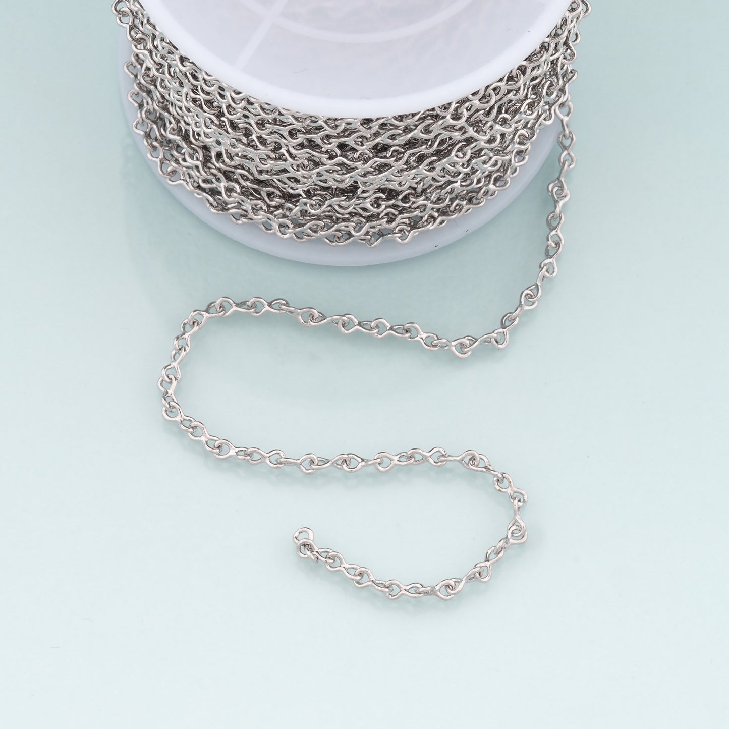 Gold Knot Chain,18K Gold Filled Oval Chain for Necklace Bracelet DIY Jewelry Making Supply