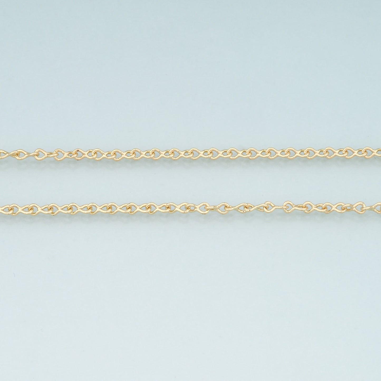Gold Knot Chain,18K Gold Filled Oval Chain for Necklace Bracelet DIY Jewelry Making Supply