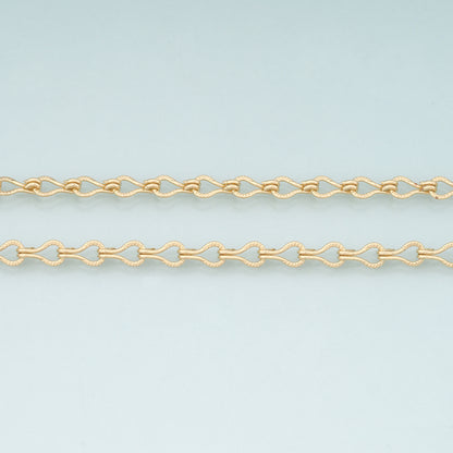 Gold Geometry Chain,18K Gold Filled Geometry Chain for Necklace Bracelet DIY Jewelry Making Supply