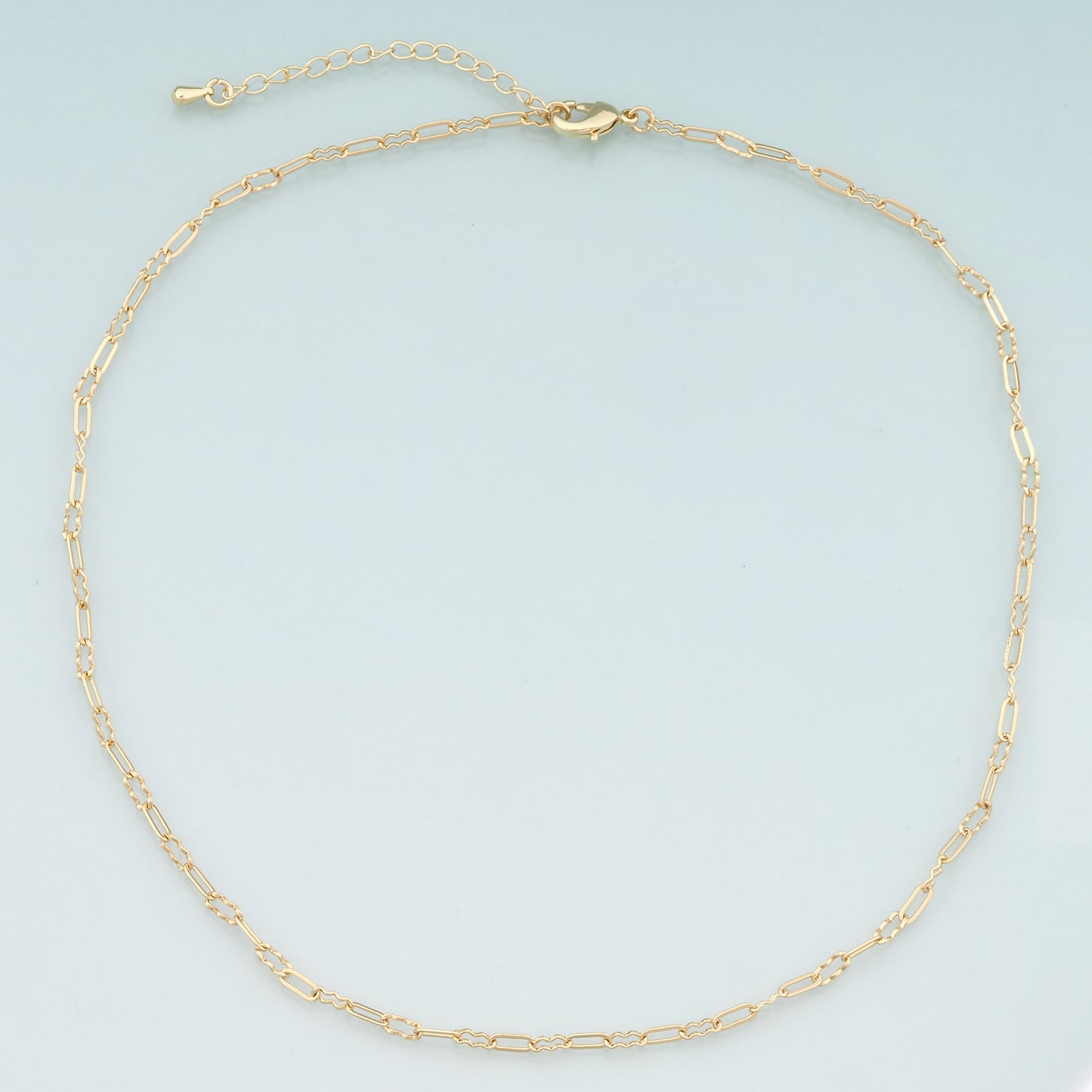 Gold Oval Chain,18K Gold Filled Oval for Necklace Bracelet DIY Jewelry Making Supply