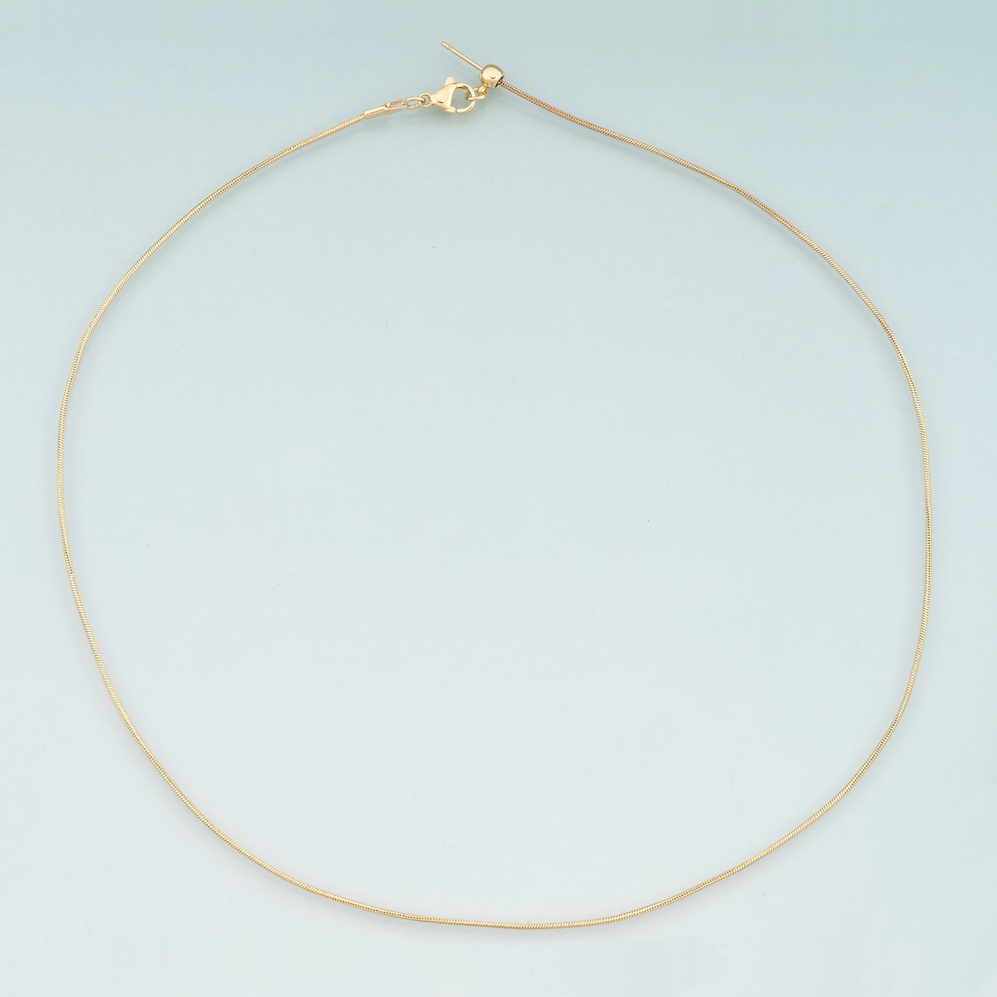 Gold Herringbone Snake Chain,18K Gold Filled Snake for Necklace Bracelet DIY Jewelry Making Supply