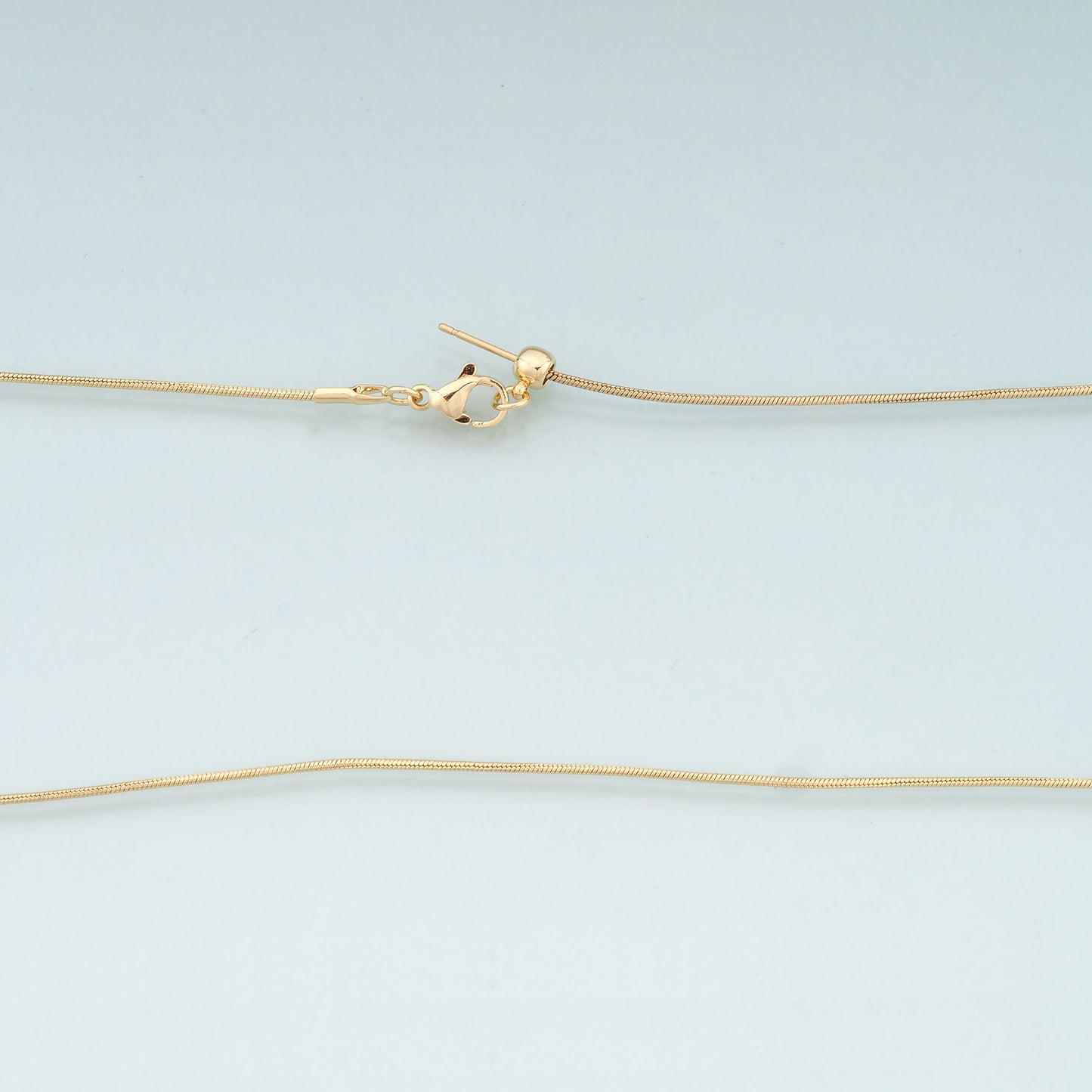 Gold Herringbone Snake Chain,18K Gold Filled Snake for Necklace Bracelet DIY Jewelry Making Supply