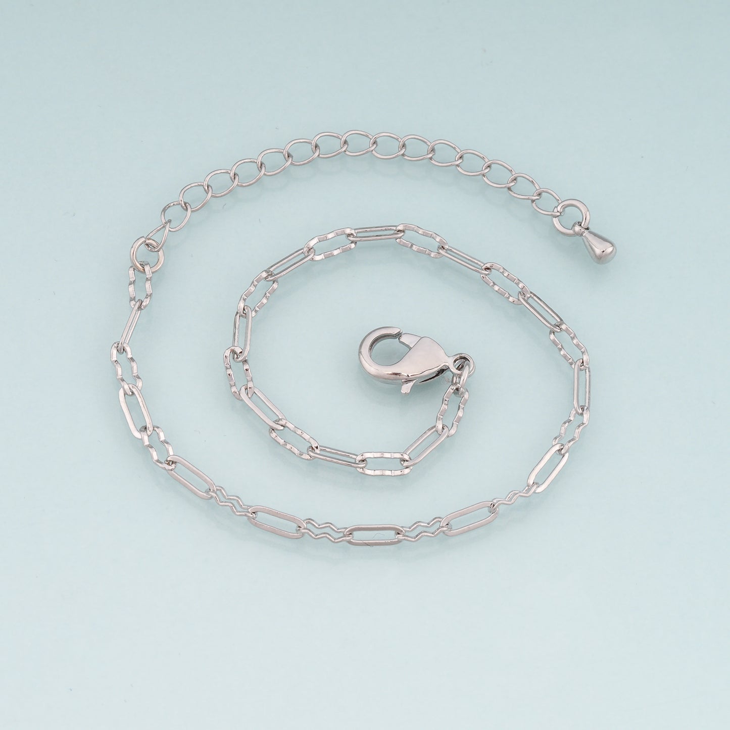 Gold Adjustable Chain,18K Gold Filled Oval Bracelet,Semi Finished Bracelets,Bracelets for Jewelry Making