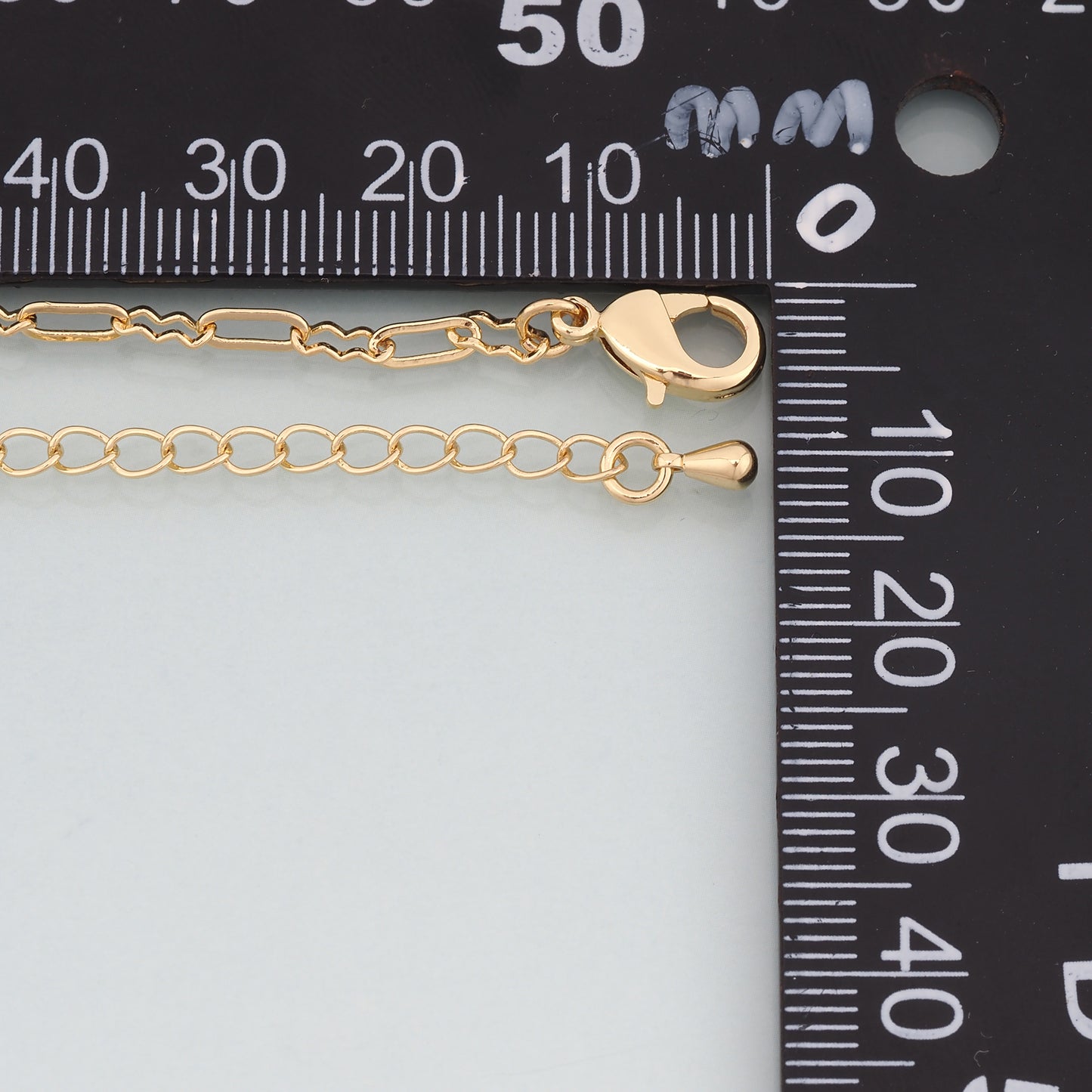 Gold Adjustable Chain,18K Gold Filled Oval Bracelet,Semi Finished Bracelets,Bracelets for Jewelry Making