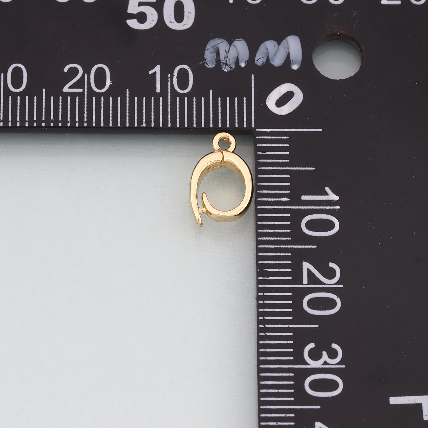 18K Gold Filled Oval Carabiner Clasp,Carabiner Lock Connector,Spring Push Gate for DIY Jewelry Finding Necklace Bracelet