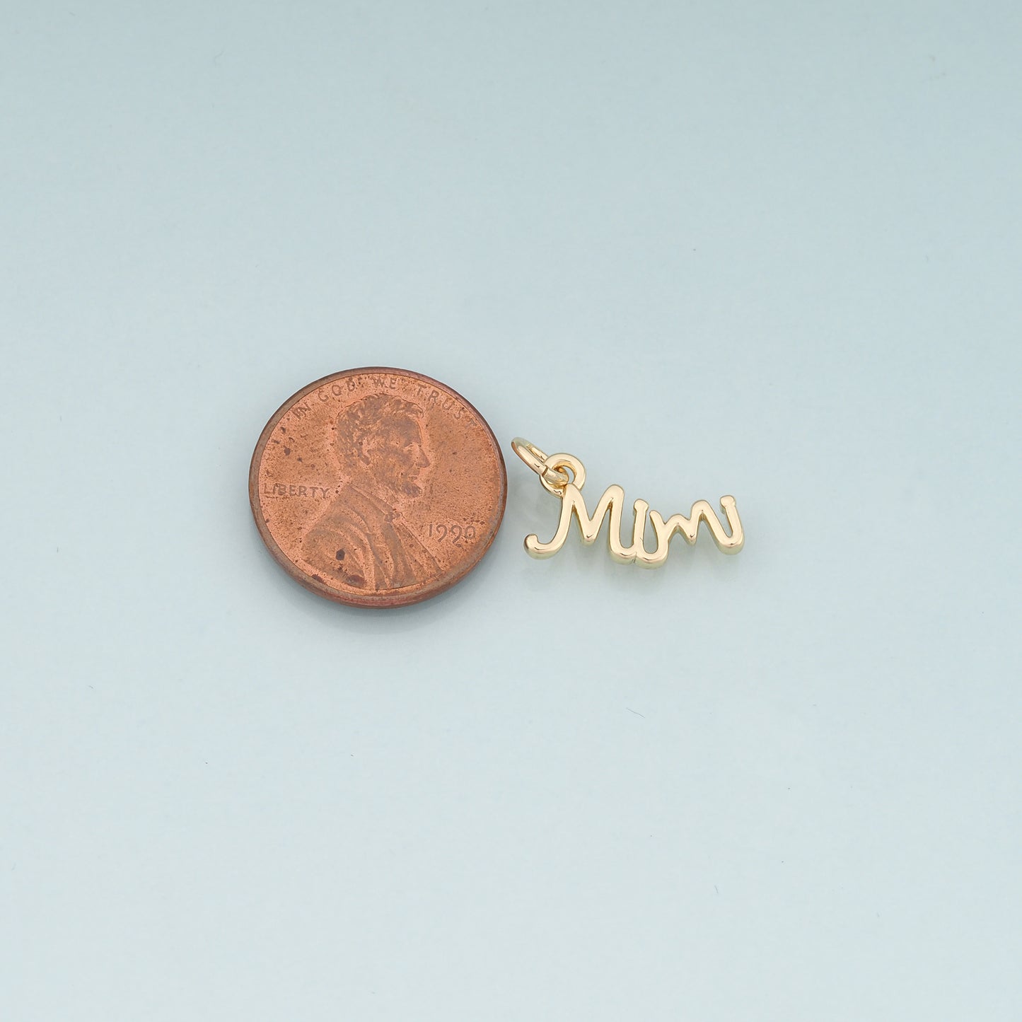 18K Gold Filled Name Pendant,Dainty Name Charm Bracelet Necklace for DIY Jewelry Making Supply