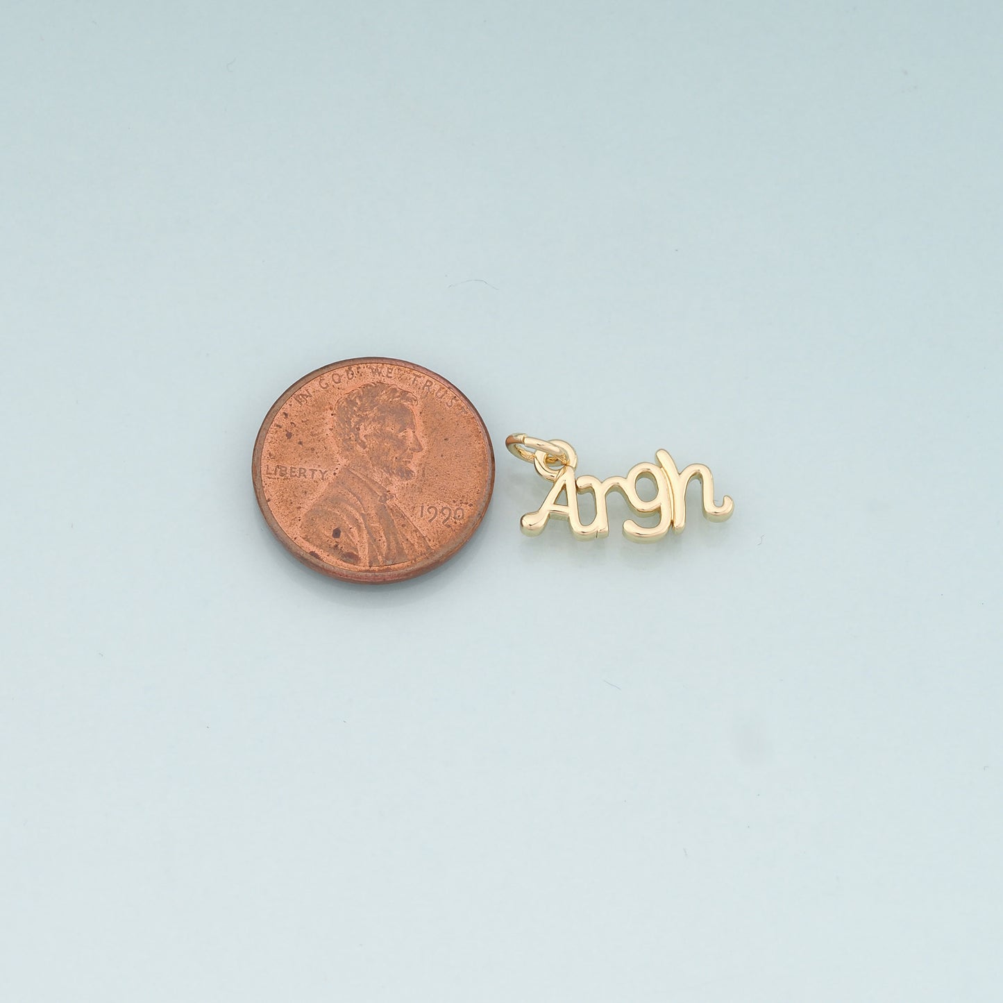 18K Gold Filled Name Pendant,Dainty Name Charm Bracelet Necklace for DIY Jewelry Making Supply