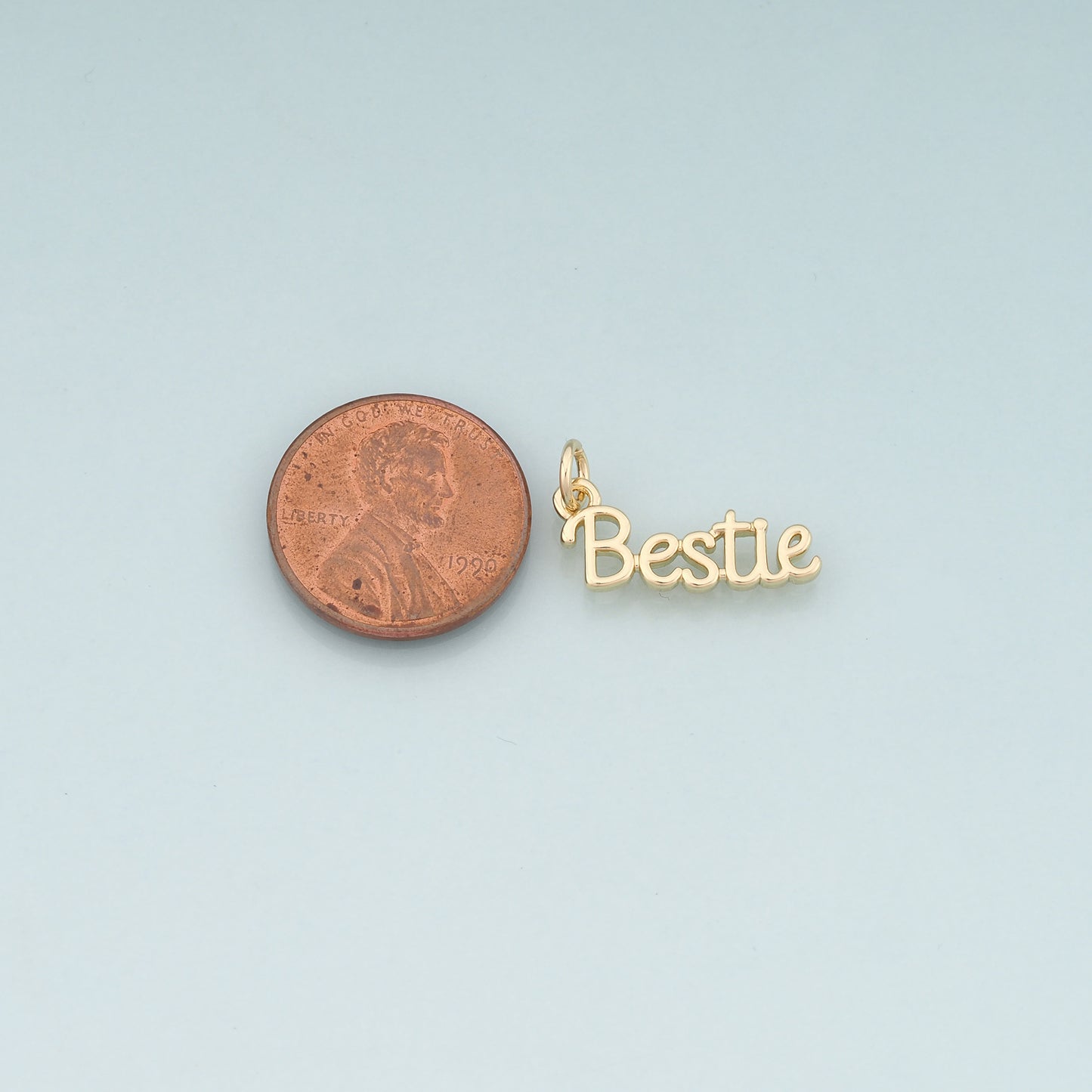 18K Gold Filled Name Pendant,Dainty Name Charm Bracelet Necklace for DIY Jewelry Making Supply