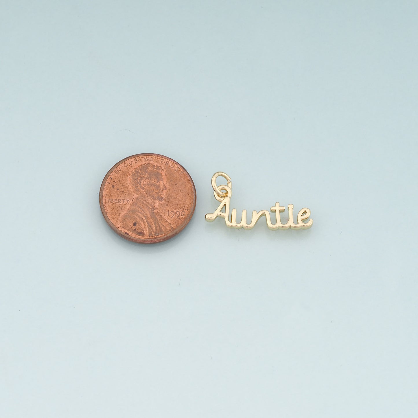 18K Gold Filled Name Pendant,Dainty Name Charm Bracelet Necklace for DIY Jewelry Making Supply