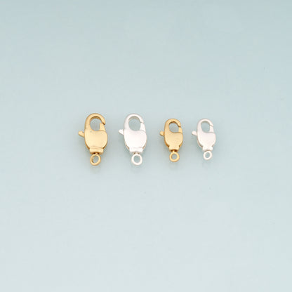 Gold Clasp,18K Gold Filled Lobster Clasp Gold Lobster Claw for DIY Jewelry Finding Necklace Bracelet