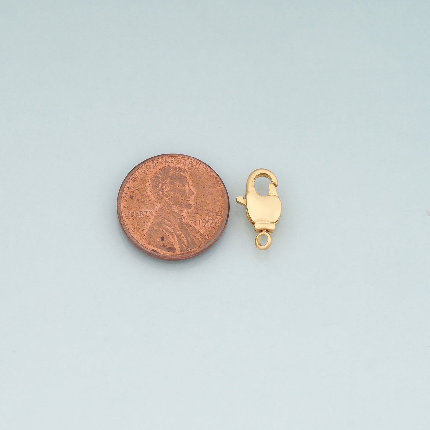 Gold Clasp,18K Gold Filled Lobster Clasp Gold Lobster Claw for DIY Jewelry Finding Necklace Bracelet