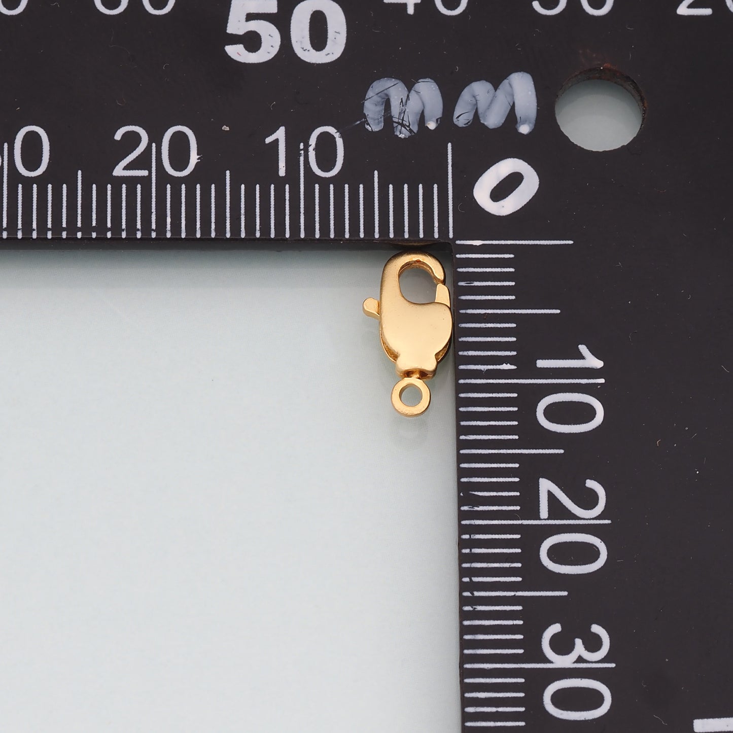Gold Clasp,18K Gold Filled Lobster Clasp Gold Lobster Claw for DIY Jewelry Finding Necklace Bracelet